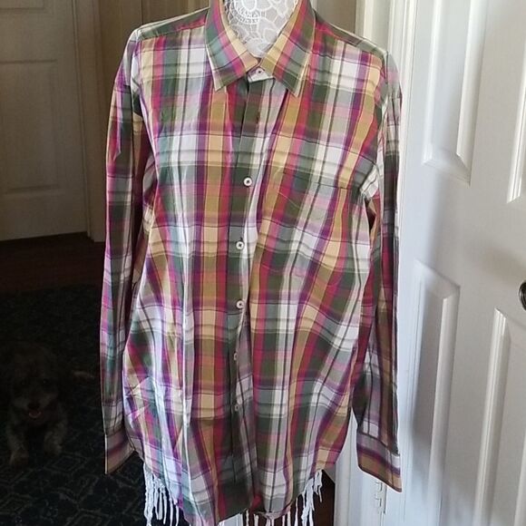 Alan Flusser button down shirt - Picture 1 of 4